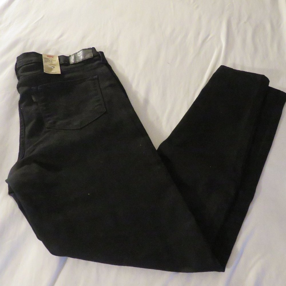 Levi's 720 High Rise Super Skinny Jeans  Black  16 Long   NWT